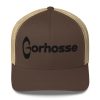 Casquette Trucker Gorhosse avec broderie noir