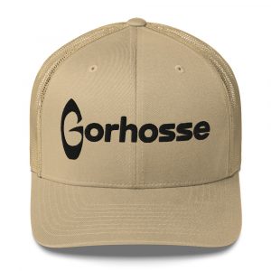 Casquette Trucker Gorhosse avec broderie noir