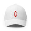 Casquette Gorhosse blanche structurée – logo G brodé avant et arrière