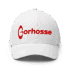 Casquette Gorhosse blanche structurée – broderie avant et arrière