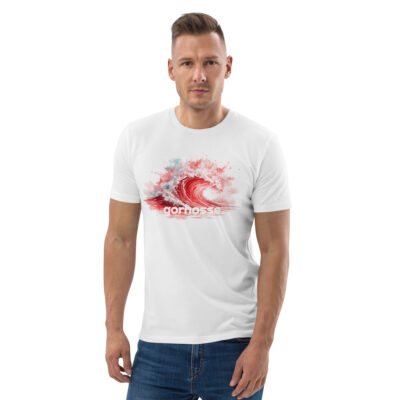 T-shirt Gorhosse Big Wave – T-shirt surf en coton biologique unisexe