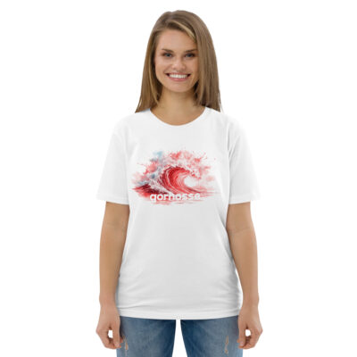 T-shirt Gorhosse Big Wave – T-shirt surf en coton biologique unisexe